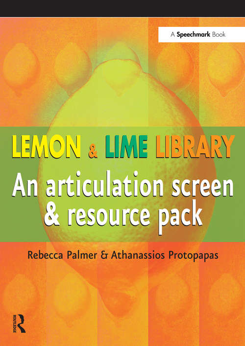 Book cover of Lemon and Lime Library: An Articulation Screen and Resource Pack