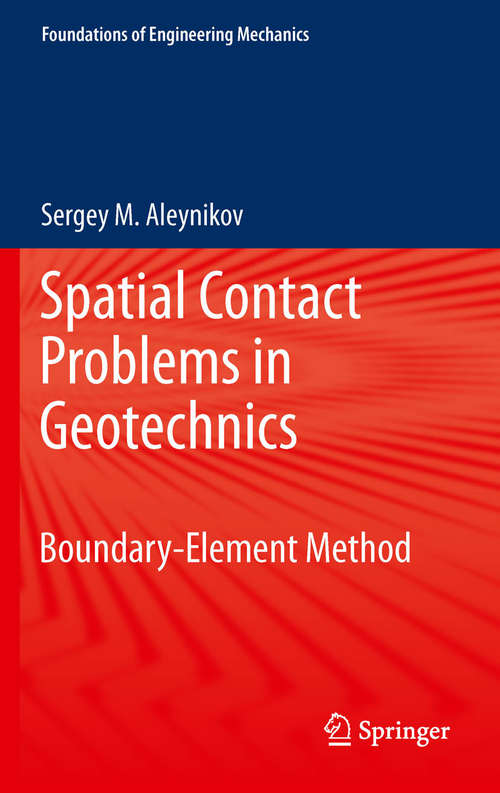 Book cover of Spatial Contact Problems in Geotechnics