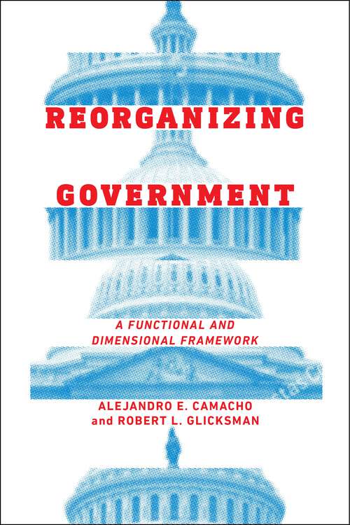 Book cover of Reorganizing Government: A Functional and Dimensional Framework