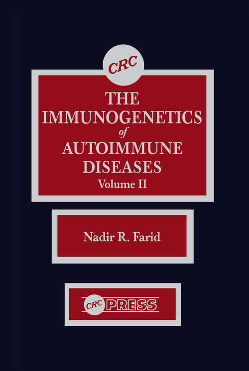 Book cover of The Immunogenetics of Autoimmune Diseases, Volume II