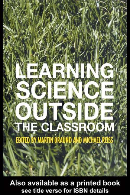 Book cover of Learning Science Outside the Classroom