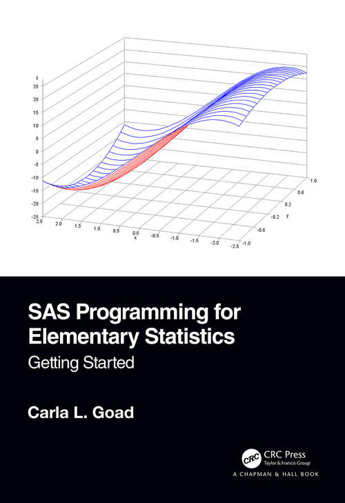 Book cover of SAS Programming for Elementary Statistics: Getting Started