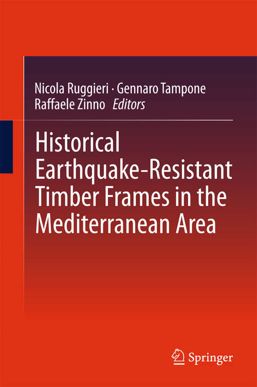 Book cover of Historical Earthquake-Resistant Timber Frames in the Mediterranean Area