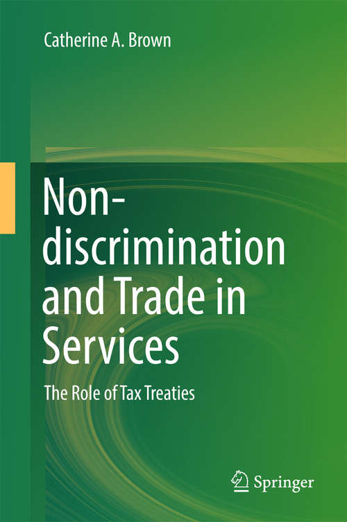 Book cover of Non-discrimination and Trade in Services