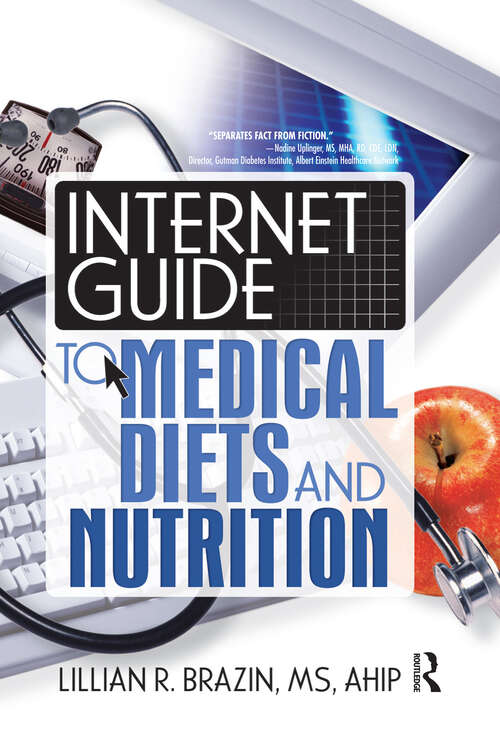 Book cover of Internet Guide to Medical Diets and Nutrition