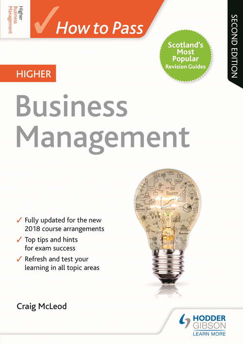 Book cover of How to Pass Higher Business Management, Second Edition (How To Pass - Higher Level)