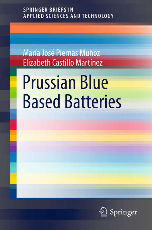 Book cover of Prussian Blue Based Batteries (SpringerBriefs in Applied Sciences and Technology)