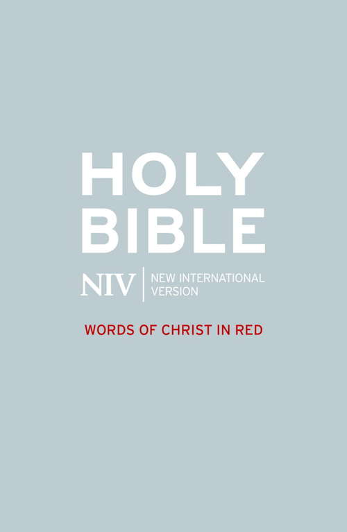Book cover of NIV Bible - Words of Christ in Red (New International Version)