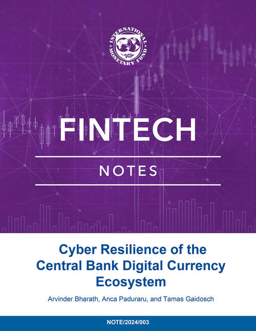 Book cover of Cyber Resilience of the Central Bank Digital Currency Ecosystem