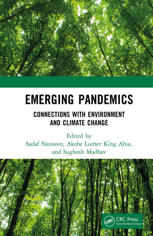 Book cover of Emerging Pandemics: Connections with Environment and Climate Change