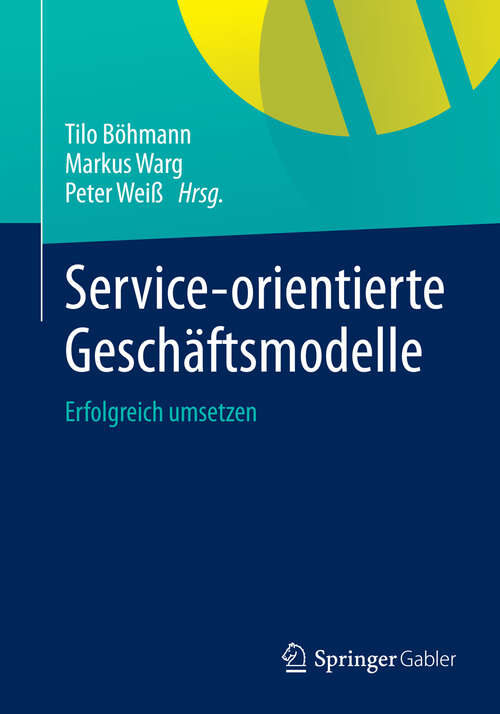Book cover of Service-orientierte Geschäftsmodelle