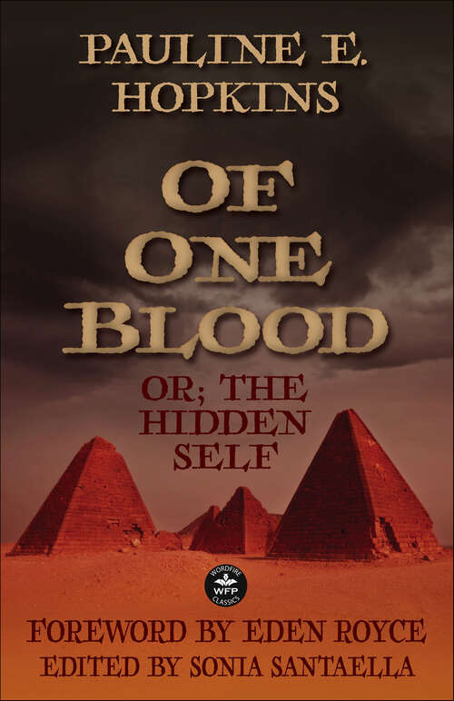 Book cover of Of One Blood: Or; The Hidden Self