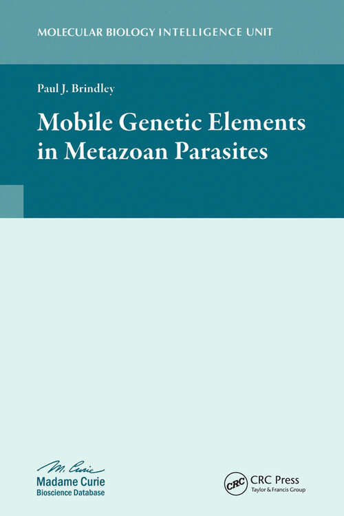 Book cover of Mobile Genetic Elements in Metazoan Parasites