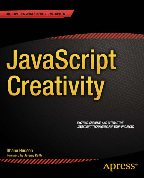 Book cover of JavaScript Creativity