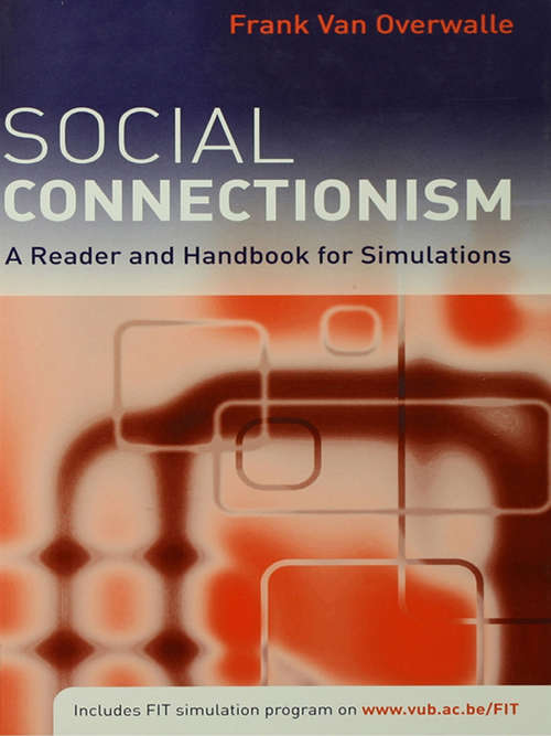 Book cover of Social Connectionism: A Reader and Handbook for Simulations