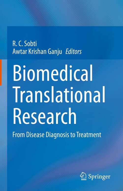 Book cover of Biomedical Translational Research: From Disease Diagnosis to Treatment (1st ed. 2022)