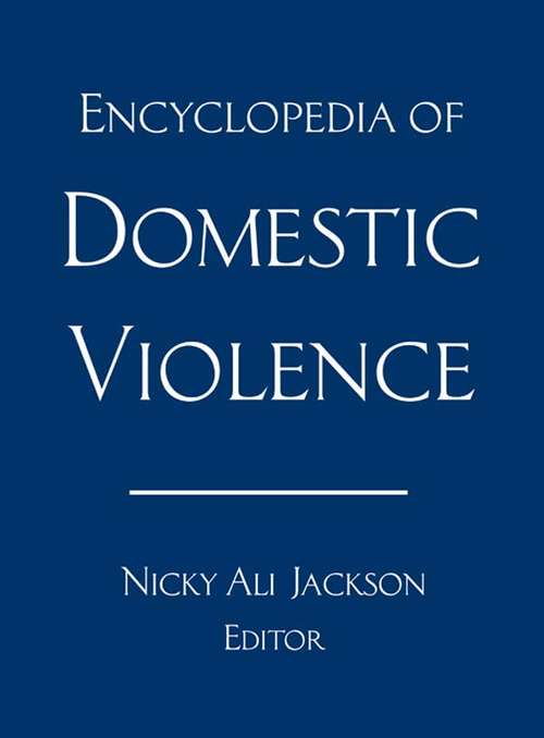 Book cover of Encyclopedia of Domestic Violence