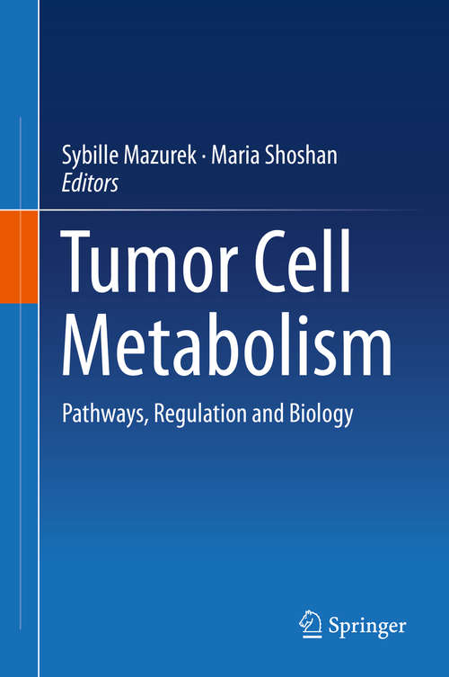 Book cover of Tumor Cell Metabolism