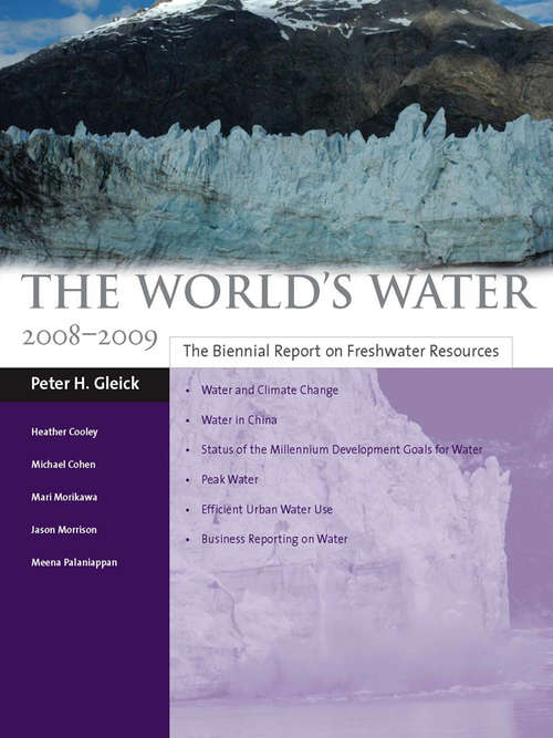 Book cover of The World's Water 2008-2009: The Biennial Report on Freshwater Resources (2) (The World's Water)