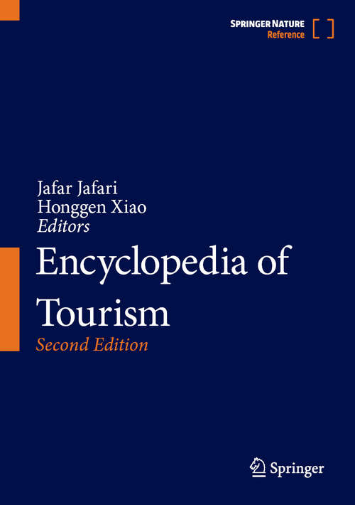 Book cover of Encyclopedia of Tourism (Second Edition 2024)