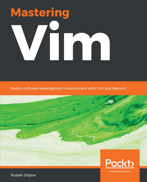 Book cover of Hands-on Text Processing with Vim 8: 02 Forthcoming (02 RRP including tax)