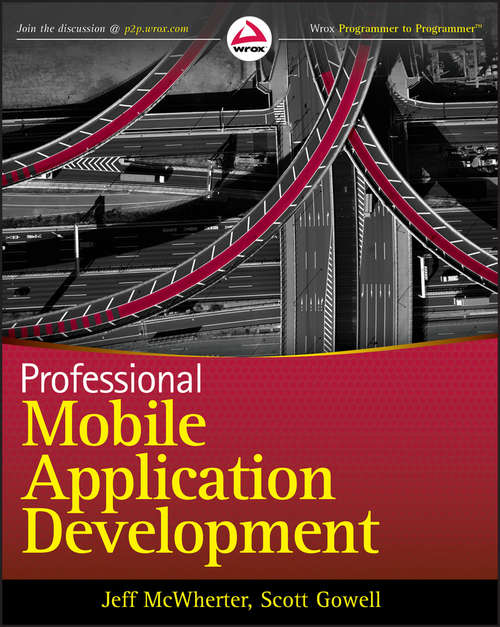 Book cover of Professional Mobile Application Development