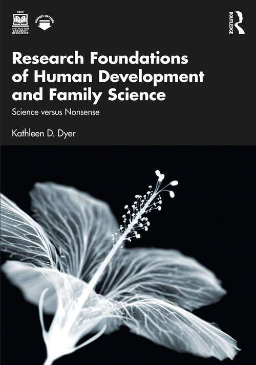 Book cover of Research Foundations of Human Development and Family Science: Science versus Nonsense