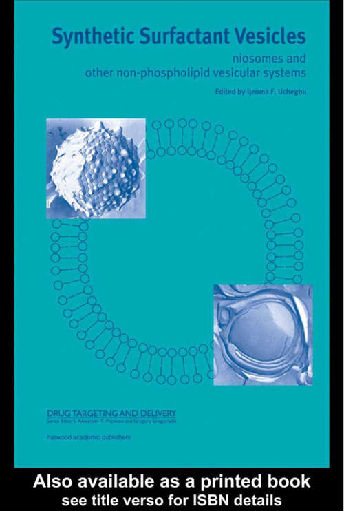 Book cover of Synthetic Surfactant Vesicles: Niosomes and Other Non-Phospholipid Vesicular Systems