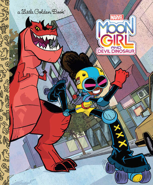 Book cover of Moon Girl and Devil Dinosaur Little Golden Book (Little Golden Book)