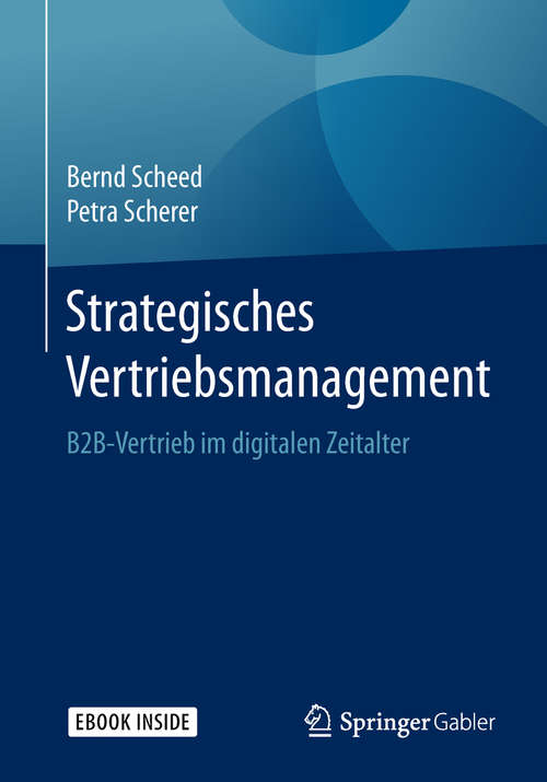 Book cover of Strategisches Vertriebsmanagement: B2b-vertrieb Im Digitalen Zeitalter (1. Aufl. 2019)