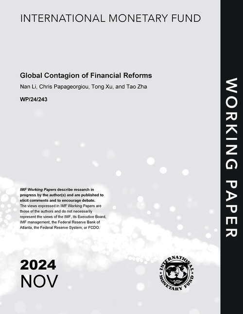 Book cover of Global Contagion of Financial Reforms