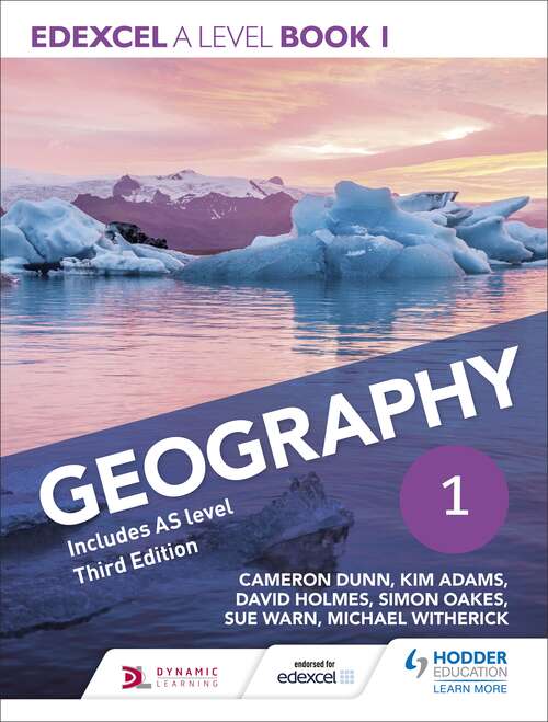 Book cover of Edexcel A level Geography Book 1