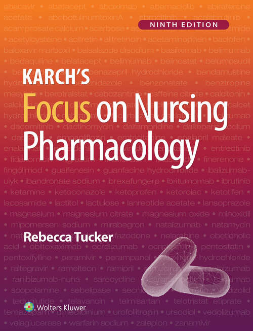 Book cover of Karch’s Focus on Nursing Pharmacology