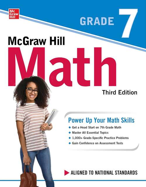 Book cover of Mcgraw Hill Math Grade 7, Third Edition (3)