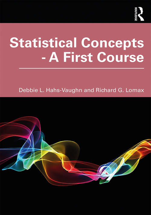 Book cover of Statistical Concepts - A First Course