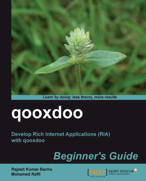 Book cover of qooxdoo Beginner's Guide