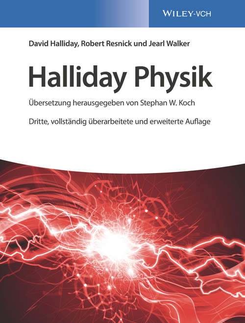 Book cover of Halliday Physik: Lösungen Zu Den Aufgaben Der 3. Auflage (3. Auflage)