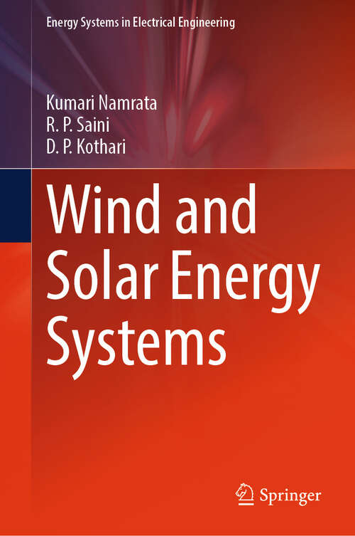 Book cover of Wind and Solar Energy Systems (2024) (Energy Systems in Electrical Engineering)