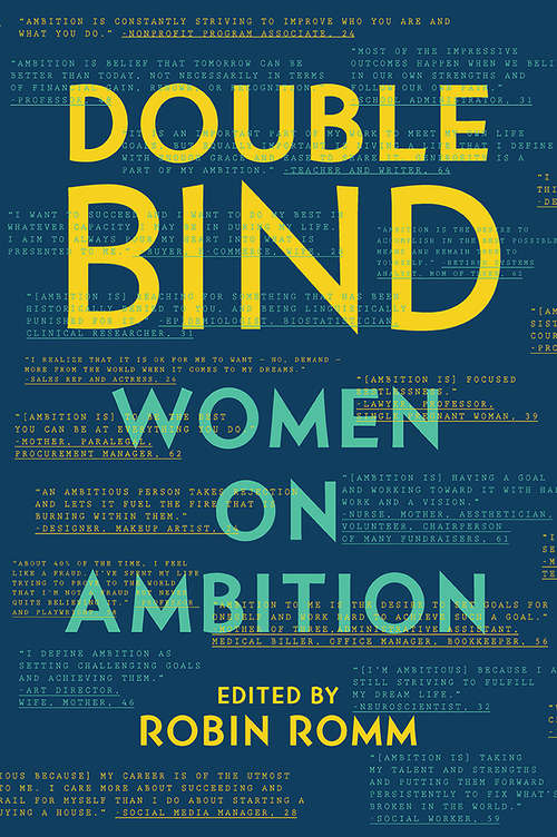 Book cover of Double Bind: Women on Ambition