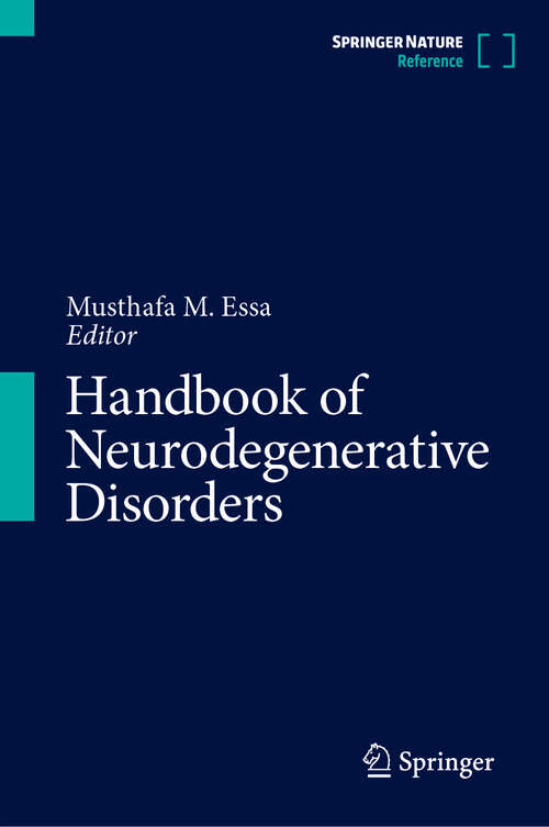 Book cover of Handbook of Neurodegenerative Disorders