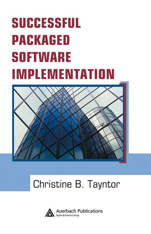 Book cover of Successful Packaged Software Implementation