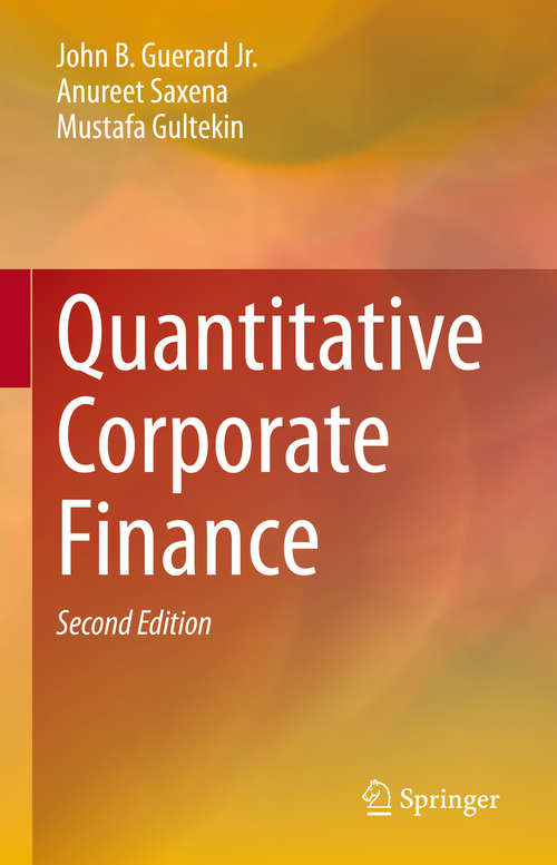 Book cover of Quantitative Corporate Finance (2nd ed. 2021)