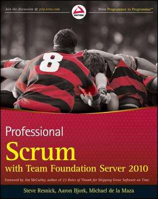 Book cover of Professional Scrum with Team Foundation Server 2010