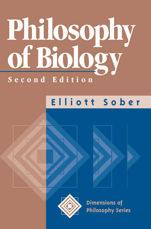 Book cover of Philosophy Of Biology: Essays In Evolutionary Philosophy (2) (Dimensions Of Philosophy Ser.)