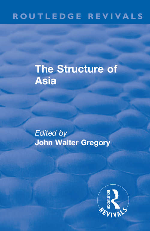 Book cover of Revival: The Structure of Asia (1976): The Structure Of Asia (1976) (Routledge Revivals)