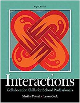 Book cover of Interactions: Collaboration Skills for School Professionals (Eighth Edition)
