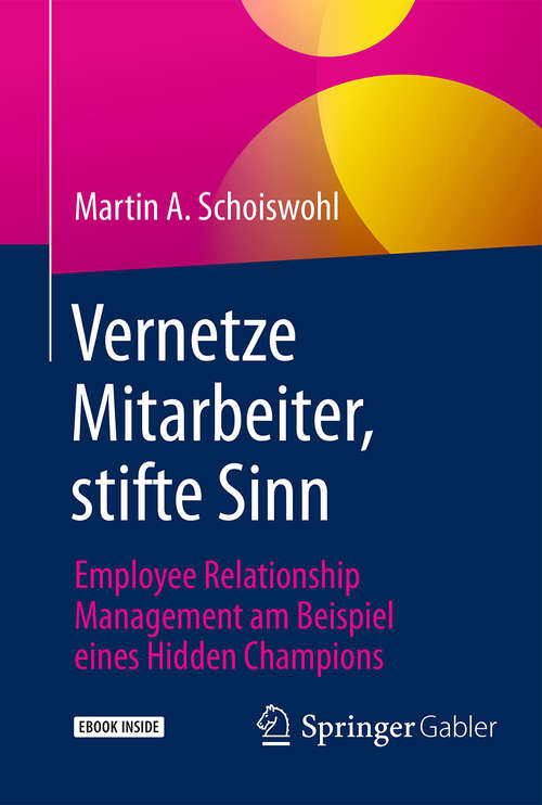 Book cover of Vernetze Mitarbeiter, stifte Sinn
