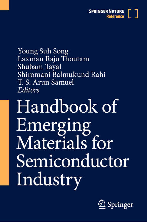 Book cover of Handbook of Emerging Materials for Semiconductor Industry (2024)
