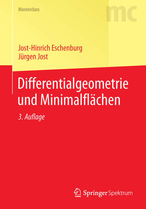 Book cover of Differentialgeometrie und Minimalflächen