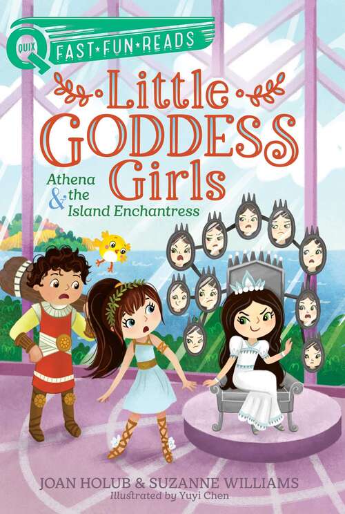 Book cover of Athena & the Island Enchantress: Little Goddess Girls 5 (QUIX)